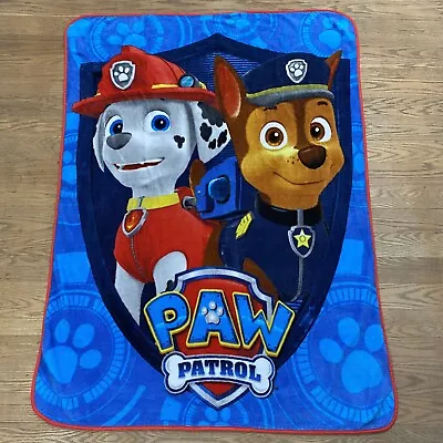 Nickelodeon Paw Patrol 42  X 58  Fleece Throw Blanket Lap Multicolor Dogs • $24.99