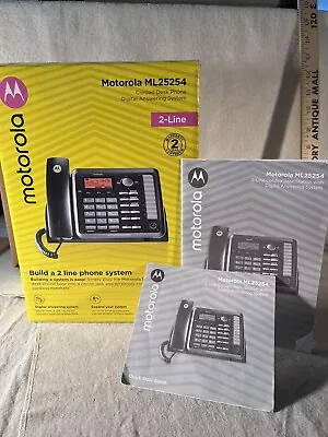 Motorola ML25254 - Expandable Corded 2-line Business Phone With Caller ID • $25