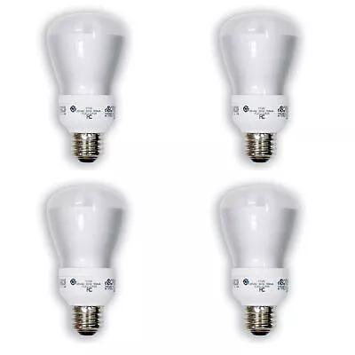 (4 Bulbs) GE 47477 Compact Fluorescent 11-Watt (45-Watt Replacement) Energy • $24.77