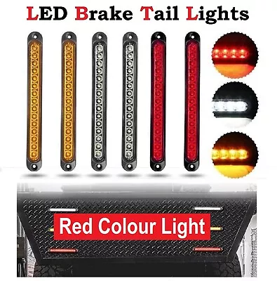 LED Brake Tail Lights Indicator Ute Stop Slim Strip Light Trailer Truck Caravan • $24.99