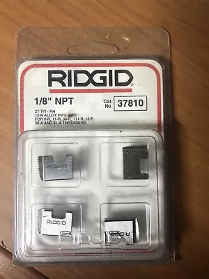 $17 • Buy (1) Set Of Ridgid 1/8  Pipe Dies NPT O-r, 11-r,00-r,111-r,12-r,30-a,31-a Threade