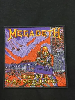 £4.50 • Buy Official Licensed - Megadeth - Peace Sells Patch Thrash Metal