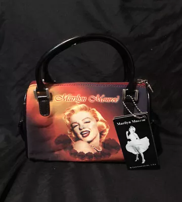 Marilyn Monroe Purse With Rhinestones Cielo Creations Red Black Bag NWT • $20