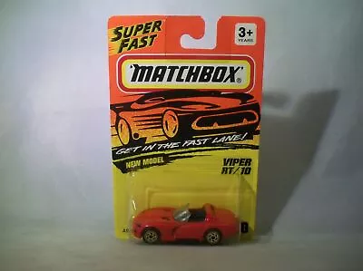 1993 Matchbox Dodge Viper RT/10 #10 Gold Wheels Viper TV Show • $1.99