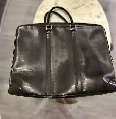 Louis Vuitton Black Epi Leather Porte Documents Laptop Bag Ba1907 • $125