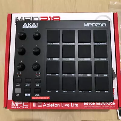 Akai Professional MPD218 MIDI USB Drum Beat Pad Controller Backlight 4 Software • $107.34