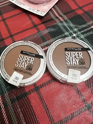 New Lot Of 2 Maybelline Super Stay 24H Hybrid Powder Foundation 360 • $15.99