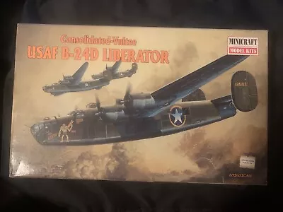 Consolidated Vultee USAF B-24 Liberator Minicraft Model Kit 1/72 Scale Kit 11612 • $20