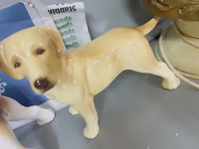 £19.99 • Buy Melba Ware Ornament Golden Labrador Dog Seated Figurine