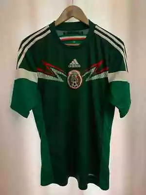 Mexico National Team 2013/2015 Home Football Shirt Jersey Camiseta Size M Adidas • £47.99