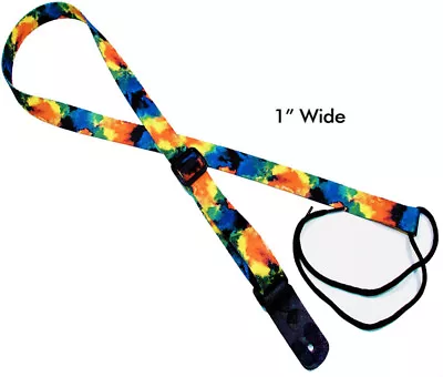 Legacystraps Mandolin Strap Ukulele Strap Tiedyed Classic 2 Design • $15.95