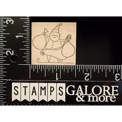 Memory Box Rubber Stamps C915 SANTA SLEIGH GIFTS CHRISTMAS MINI #T19 • $3.99