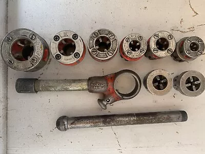 $750 • Buy Ridgid 111-R Pipe Treader Set - Ratcheting Head, Handle & 7-Dies