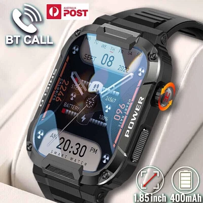 $58.99 • Buy Waterproof Smart Watch Outdoor Sports Heart Rate Fitness Tracker Bluetooth Call