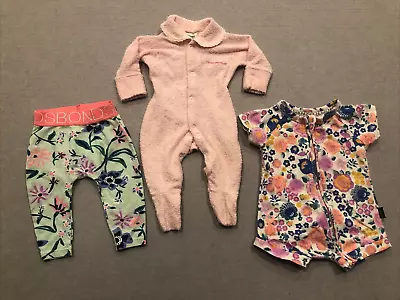 Bonds Baby Girl's Clothes Size 000 (0-3 Months) Jumpsuits Pants • $24.95