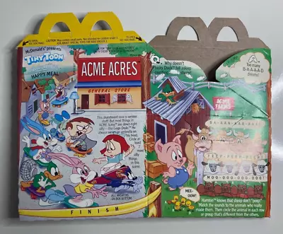 Vintage Tiny Toons McDonalds Happy Meal Box • $11.99