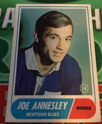$40 • Buy 1969 Scanlens Rugby League Card No 14 Joe ANNESLEY Newtown