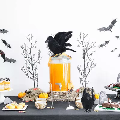 Halloween Crow Decorations Halloween Decorations Birds Crow Prop • £8.28