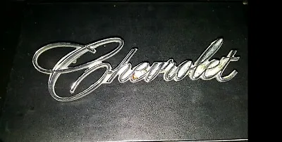 Chevrolet GM EMBLEM REAR HOOD Nameplate Written Logo Vintage Classic Car Script • $20