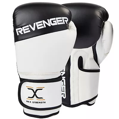 Boxing Gloves Fight Punch Bag Mitt MMA Muay Thai Grappling Pads Rex Leather UFC • £12.45