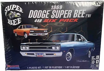 Monogram 1969 Dodge Super Bee 2 In 1 1:24 Model Car Kit Revell 4505 DISTRESSED • $19.95