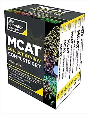 Princeton Review MCAT Subject Review Complete Box Set 4th Edition: 7 Complet... • $133.01