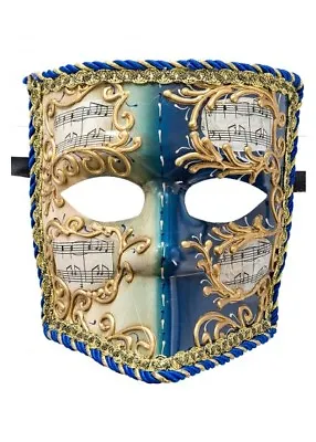 Mens BAUTA Venetian Mask Masquerade Masked Ball Fancy Dress Carnival Halloween • £10.99
