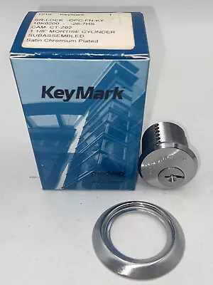 Medeco SR-Lock 10K0200 26-7HS CT-Z02 1 1/8” Mortise Cylinder Chrome Bezel • $49.99