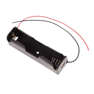Plastic Battery Case Holder Storage Box For 18650 Batteries 3.7V RedBlack Wire • £2.95