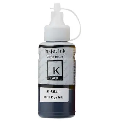 £5.30 • Buy 1 Black Ink Bottle For Epson EcoTank ET-2500 ET-4500 L130 L320 L380 L485 L3070