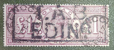 GB Stamp 1884 Queen Victoria  £1 Brown-lilac  • $62.21
