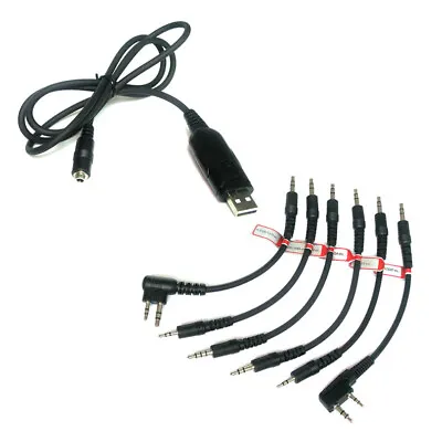 6 In 1 USB Programming Cable For Motorola MAG ONE A6 A8 A10 MP300 BPR40 GP300 • $9.49