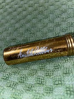 Vtg Anatole Robbins Metal Lipstick Tube Rust Red • $25.99