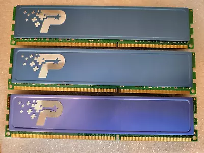 12GB Patriot (3x4GB) RAM Memory Desktop PC3 10600U DDR3 1333 CL9 (PSD34G13332H) • £12