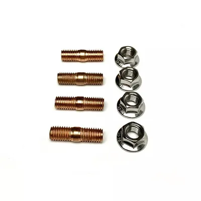 M10x1.5 Thread Turbo Stud Kit Flange Nuts For T3 T4 T5 T6 Turbocharger Manifolds • $11.99