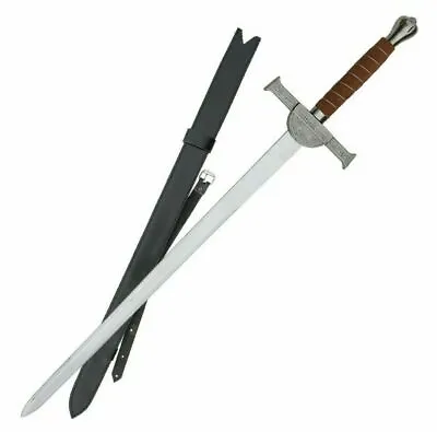 $99.99 • Buy Highlander Macleod Functional Battle Sword With Leather Sheath.