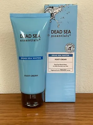 Dead Sea Essentials Foot Cream Treatment For Smoother Softer Skin 3.4 Fl Oz • $14.99