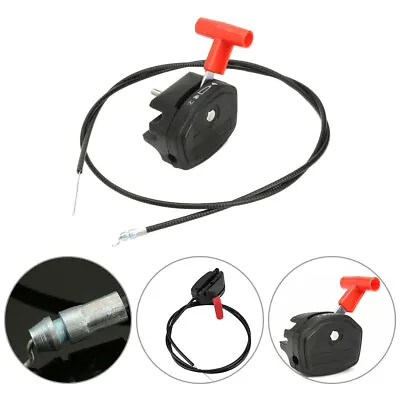 £11.59 • Buy 56'' Lawn Mower Throttle Cable Switch Lever Control Handle For Lawnmower Parts