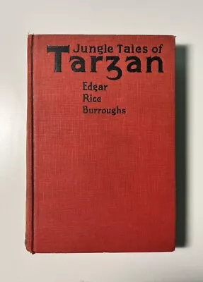 Tarzan - VINTAGE BOOK JUNGLE TALES OF TARZAN 1919  By Edgar Rice Burroughs • $15