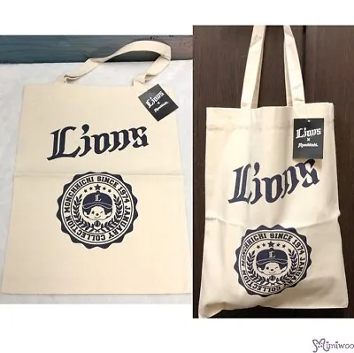 337218 Monchhichi Baseball Eco Bag 36 X 48cm 100% Cotton Hand Bag - Lions Navy • $20.36
