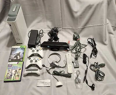 Microsoft Xbox 360 Console Bundle Kinect 120GB Hard Drive Media Remote Games • $149.99