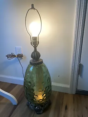 EF And EF Industries Lamp Green Circles Vintage • $250