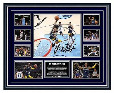 $119.99 • Buy Ja Morant Memphis Grizzlies 2022/23 Signed Ltd Ed Framed Memorabilia