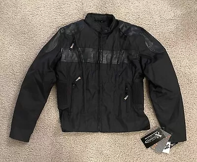 Xelement Armored Vented Motorcycle Jacket Removable Liner Large • $23.96