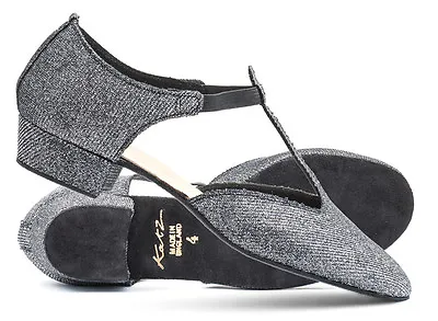 £23.50 • Buy Leather Or Glitter Dance Greek Sandal Jive Ceroc Salsa Shoe By Katz All Colours