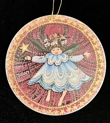 P Buckley Moss Angel Girl 1993 Christmas Ornament Anna Perenna • $10.99