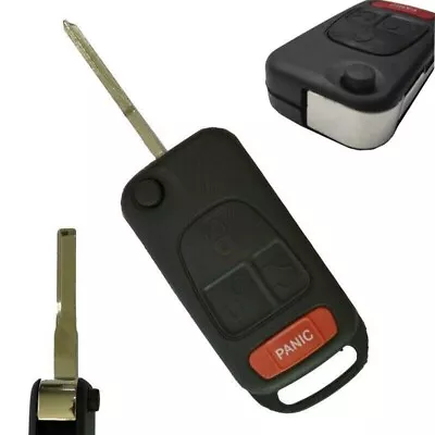 New Remote Key Fob Case Shell And Blade For Mercedes Benz ML 320 430 500 SLK 230 • $9