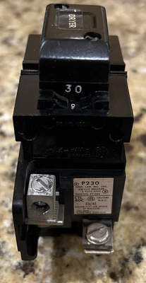 $28.99 • Buy ITE BULLDOG SIEMENS P230, 30 Amp, 240V, 2P,  Pushmatic Circuit Breaker.