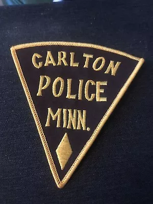 Minnesota  Police -   Carlton  Police Department   MN  Police Patch • $5