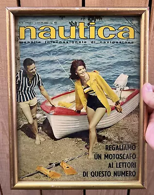 Rare 1962 Nautica Rome Ivana Kislinger Miss Argentina Miss Universe Magazine Art • $19.99